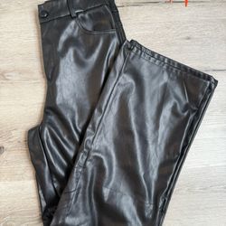 Black Leather Pants