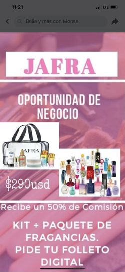 Compra o vende jafra y gana asta el 50% trabajando desde tu casa con tu celular 📲 o computadora 👩‍💻