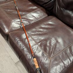 Vintage Phillipson 7' Fly Fishing Rod 2pc Excellent DS701L Deluxe Fiberglass Spinning USA 