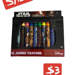 12 JUMBO CRAYONS 