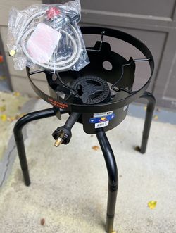 65000 BTU High Pressure Single Propane Burner Stove w/ Adjustable Height +  Hose u0026 Regulator for Sale in Lawrenceville, GA - OfferUp