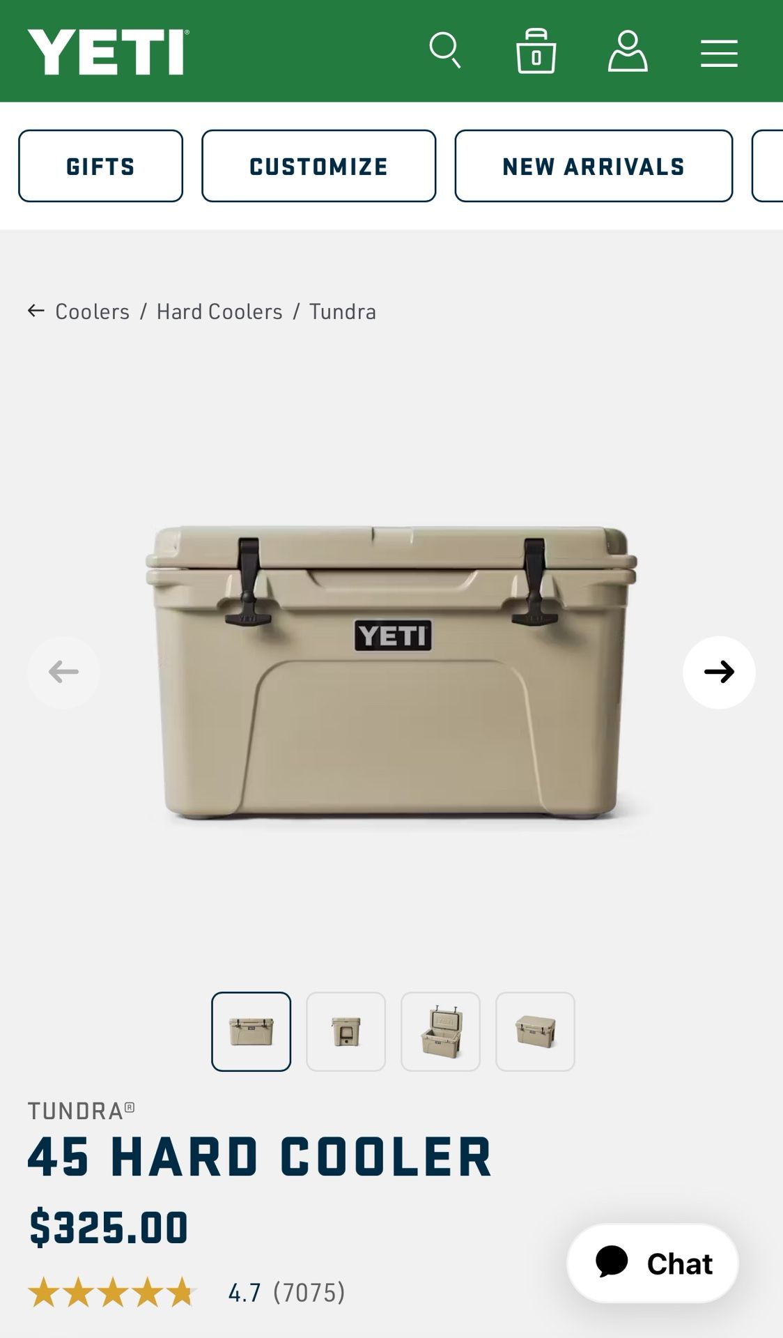 Yeti Tundra 45 Cooler