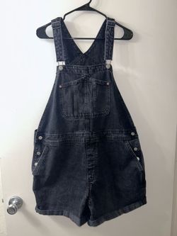 Black old navy overalls