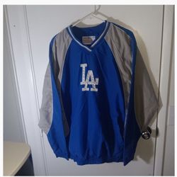 LA Dodgers Medium Genuine Merchandise Pullover Jacket