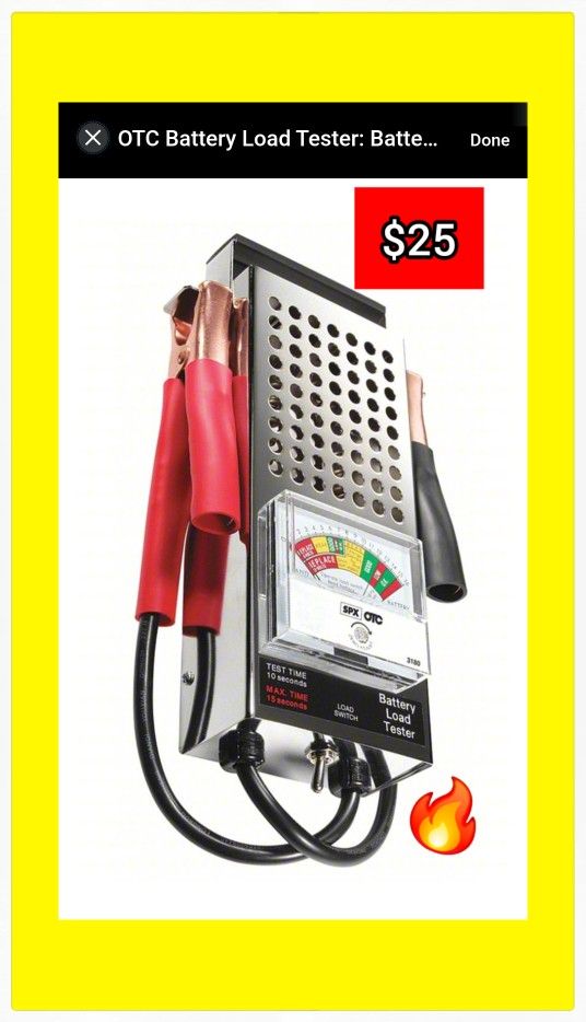 Battery TESTER Load TOOL 