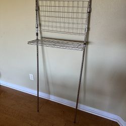 Stainless Steel Over Stove Shelf And Hanging Rack