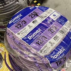 12/3 250ft Indoor Wire Romex