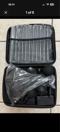 New 6 Head 20 Speed Deep Tissue Massage Gun Lightweight Percussion  Pain Relief