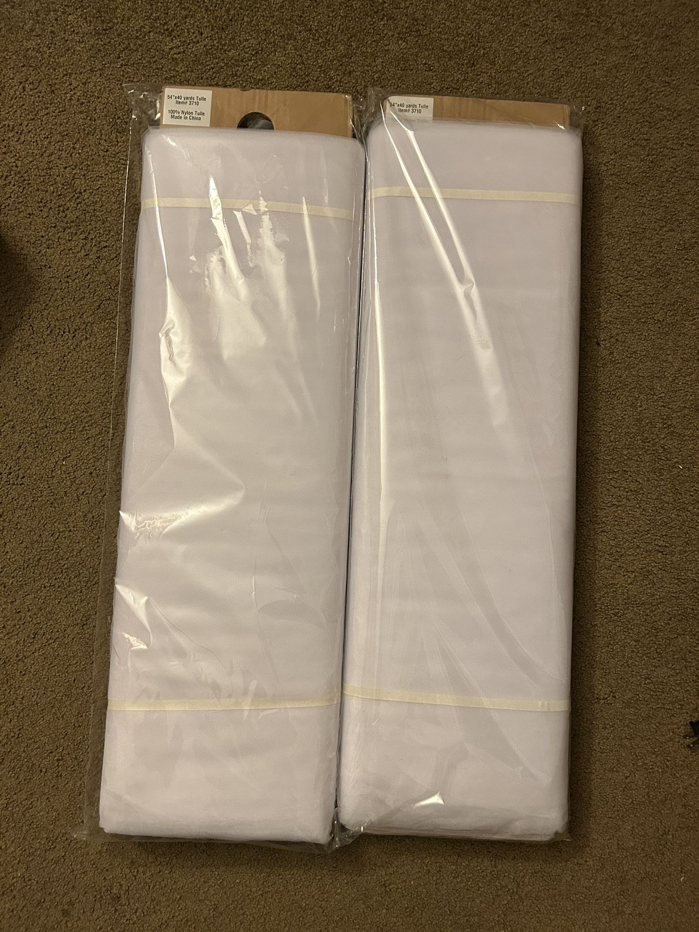TULLE FABRIC, NEW In Factory Wrap