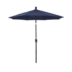 California Umbrella 7.5ft Round Aluminum Patio Umbrella Crank Lift
