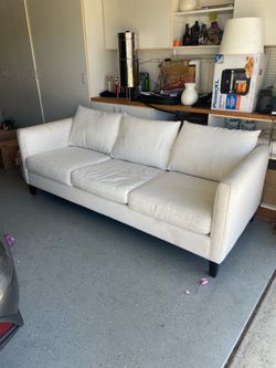 Free couch - cream colored sofa - very comfortable