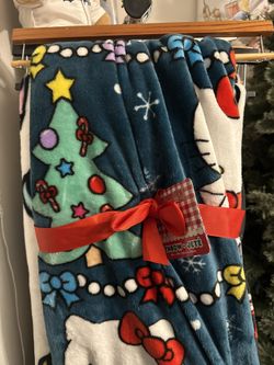 Hello Kitty Christmas Blanket