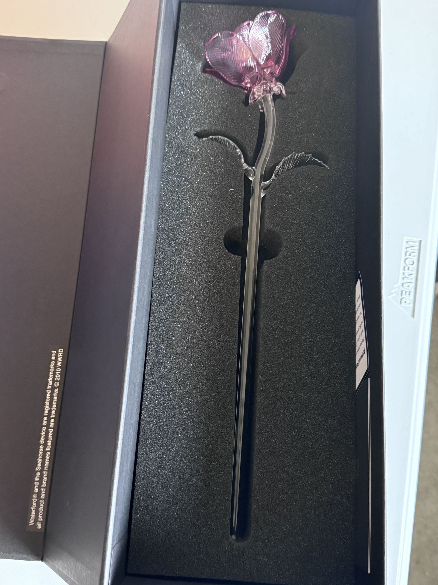 Waterford Crystal Fleurology Pink Rose