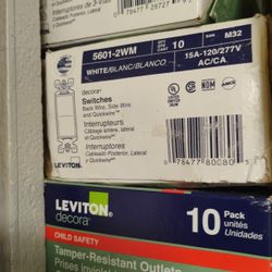 Leviton  Decora  Switches And Out Lets