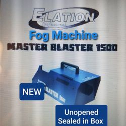 " New " Elation Master Blaster Professional Fog Machine   ............ "NEW".......... Cost $960... Now $599
