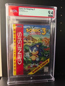 PSA 9.4 A+ Sealed —  sonic The hedgehog Mega Hit Series