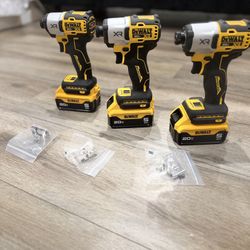 Dewalt 1/4in. 3 Speed Impact Driver + Battery 5.0ah(EACH$130‼️)