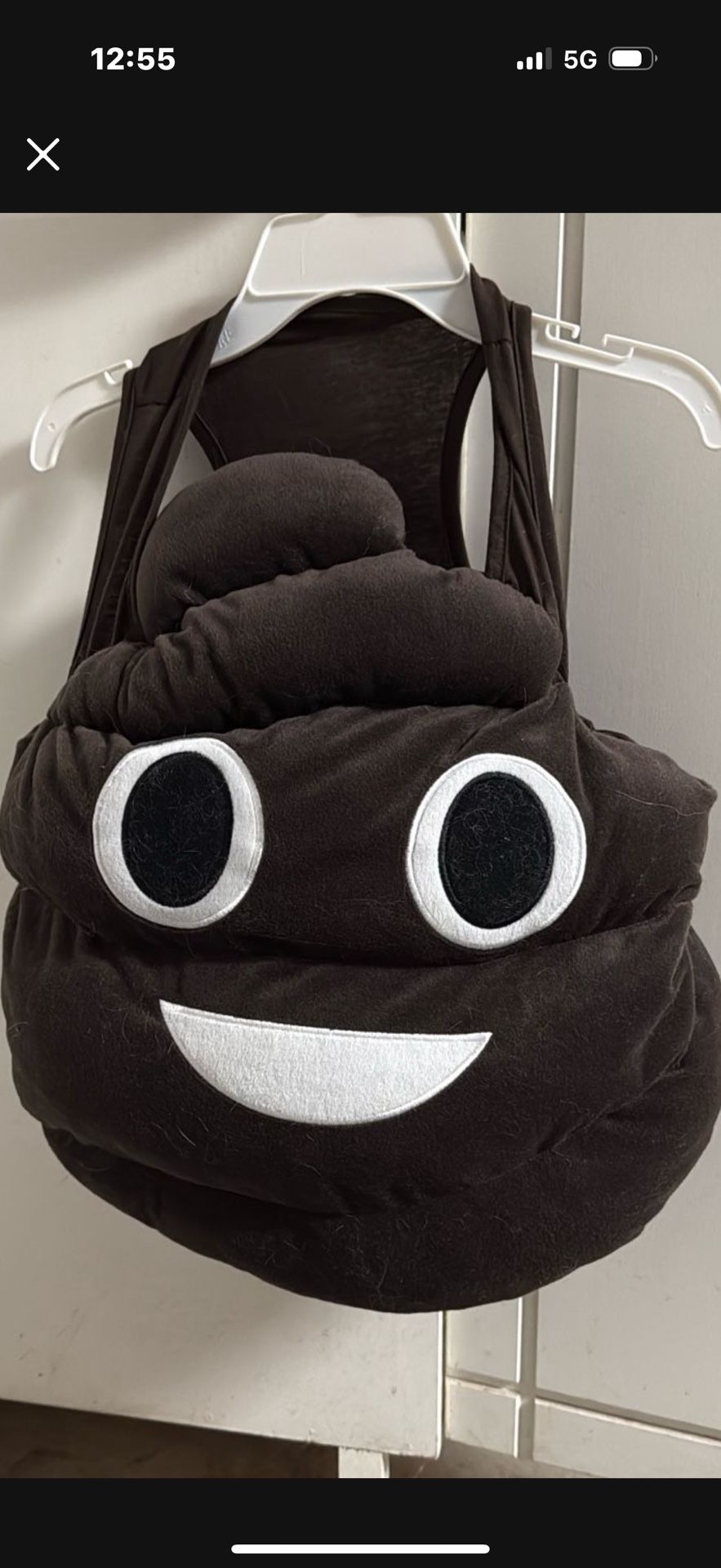 💩emoji Dog Costume Size Lg 