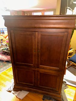 Vintage Wooden Armoire