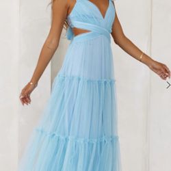 STARLIT AFFAIR MAXI DRESS MINT