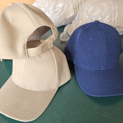 Plain Generic Hats - Bulk Lot