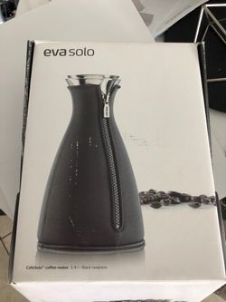 EvaSolo coffee-maker 1.4 l black cover (open box, never used)