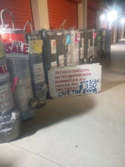 Water Heaters Complete installed $350