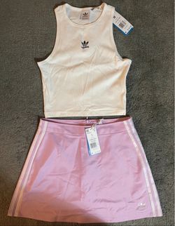 Adidas Originals Crop Tank and Mini Skirt Set