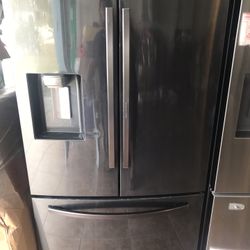 Samsung French Door Refrigerator Black Steel