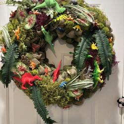 Dinosaur Wreath 