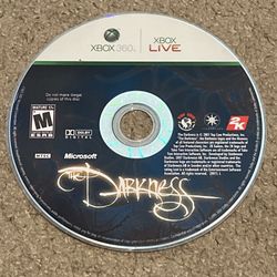 The Darkness (Microsoft Xbox 360, 2007) Disc Only Tested 