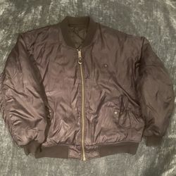 South Pole Reversible Flight Jacket in Black