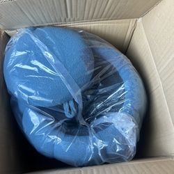 Blue Ottoman 