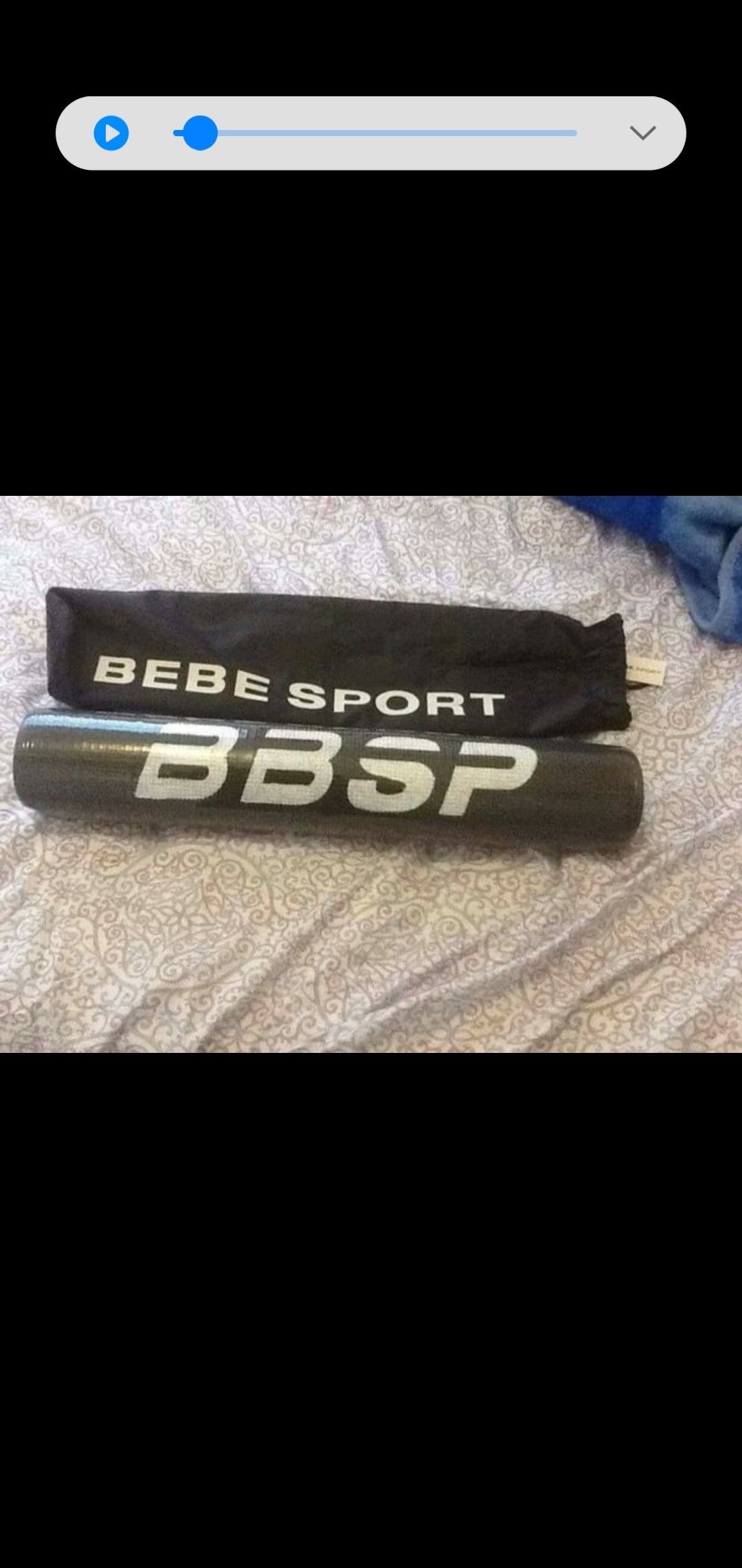 NEW BEBE SPORT Yoga/Exercise Mat & Carrying Bag