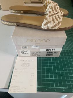 Jimmy Choo London Weave Flat 