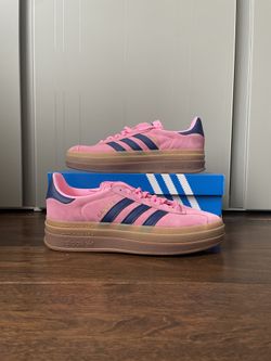 adidas gazelle silver green womens Adidas | Gazelle Bold Sneakers for Women