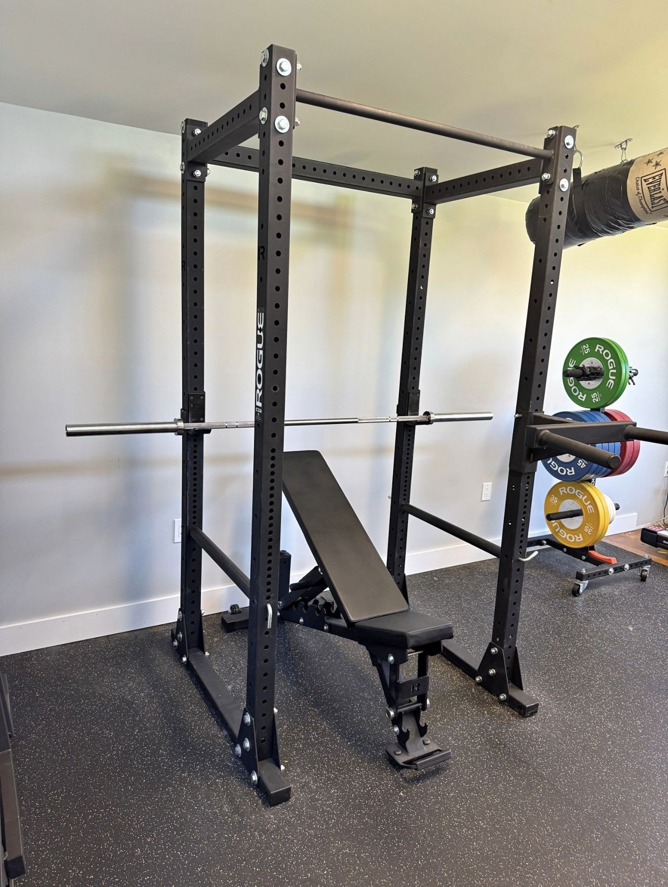 Rogue rack / barbell / bench / matador
