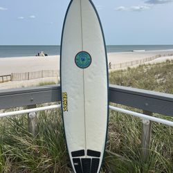 6’10 Cream Surfboard