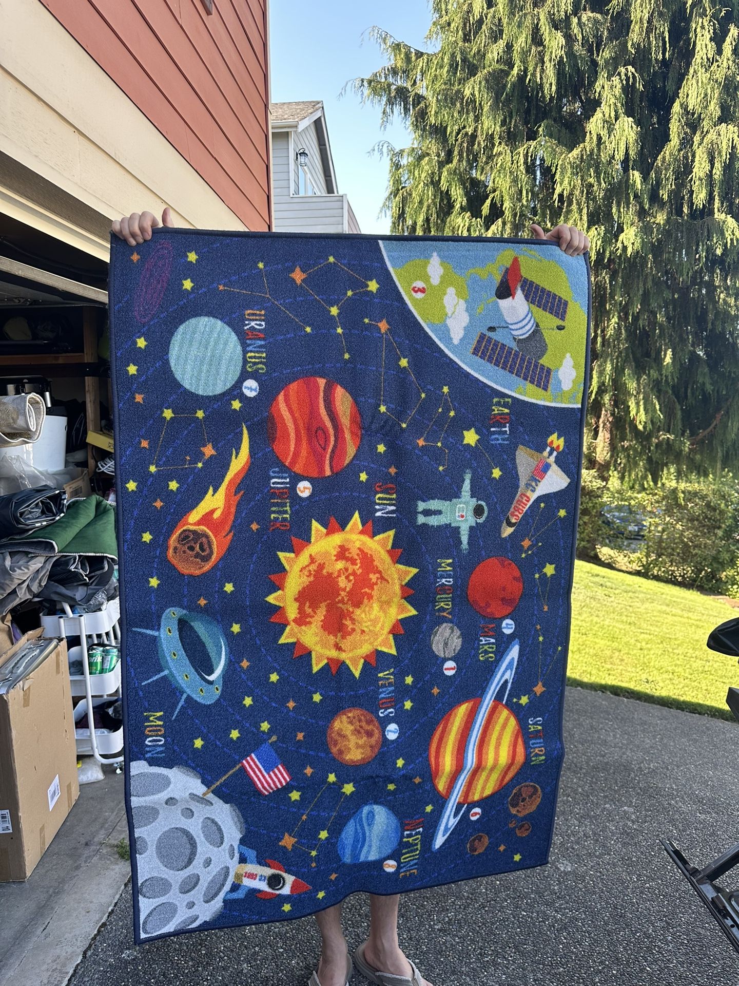 Six Child Area Rugs -clean