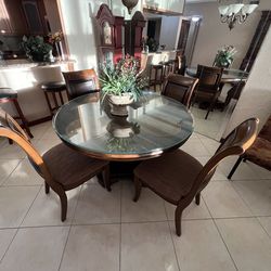 Ashley wood table like new