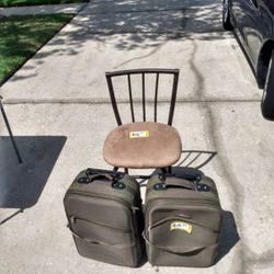 Luggage & Chair