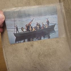 Durham boat 1970 postcard