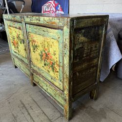 Antique 2 Door Buffet Dresser Cabinet