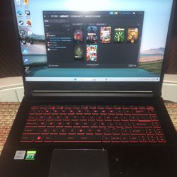 MSI gf65 thin gaming laptop (read description)