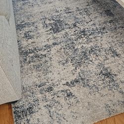 Gray And Blue Carpet