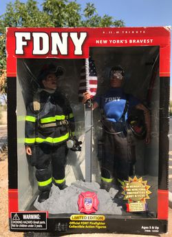 FDNY 9/11 Tribute New York’s Bravest Limited Edition Collectible Action Figures