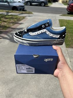 Vans blue pearlized SIZE 5