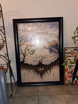 24X40 Stevie Nicks Landslide painting