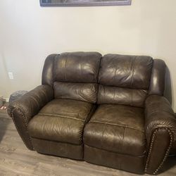 Leather Couch Set 