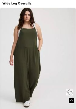 Wide Leg Overalls